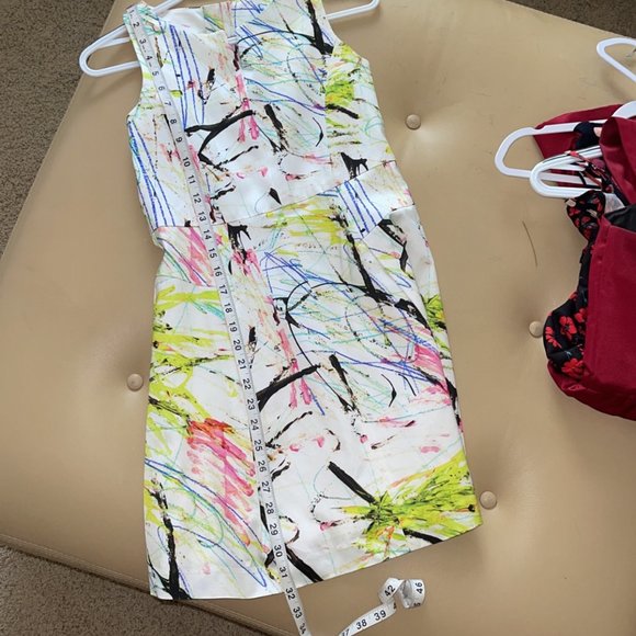 Milly Minis Paint Scribble Splatter Dress Size 14 - Picture 7 of 8